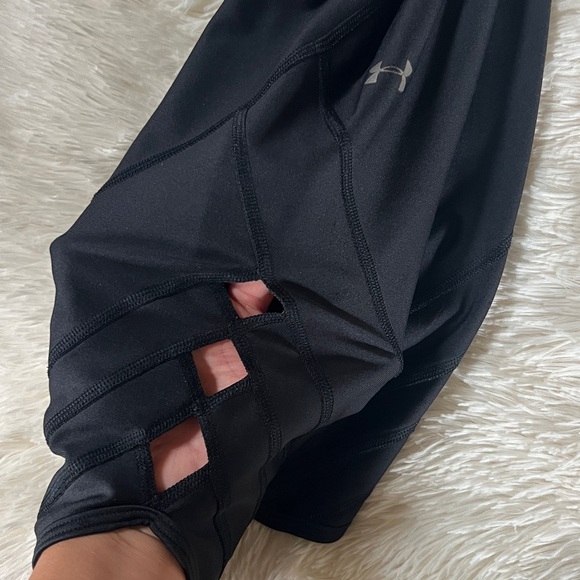 Under Armour Jet Black compression Leggings - Picture 2 of 4